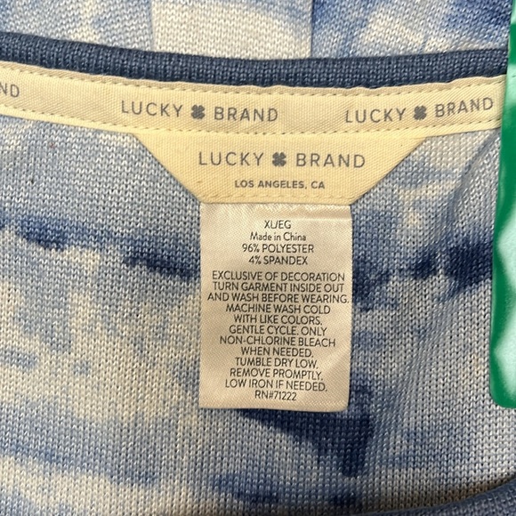 Lucky brand extra large pajama set - Picture 2 of 3